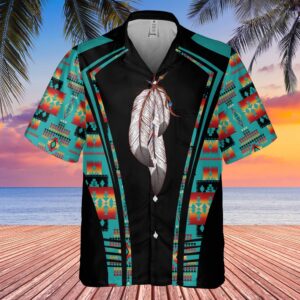 Tribe Design Native American Hawaiian Shirt 3D