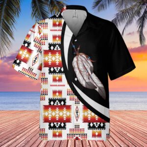 Tribe Design Native American Hawaiian Shirt 3D