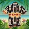 United Tribes Brown Design Native American Hawaiian Shirt